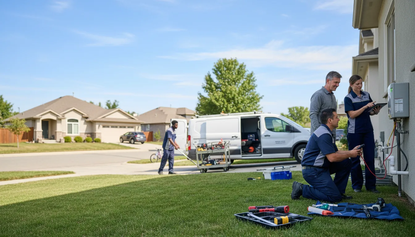 Tankless water heater service in Manson, IA